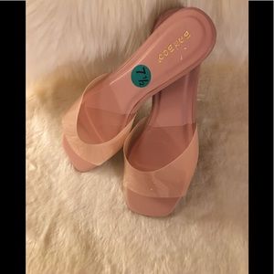 NWOT BAMBOO-Pink/jelly slip on. Sz 7.5